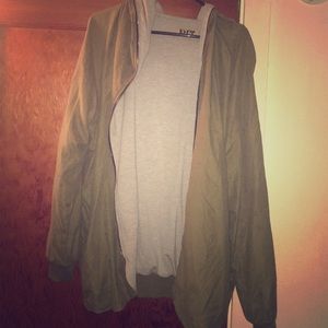 Green Zip Up Jacket